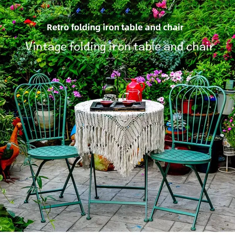 Outdoor Furniture Metal Chairs - Kursi taman luar ruangan, meja dan