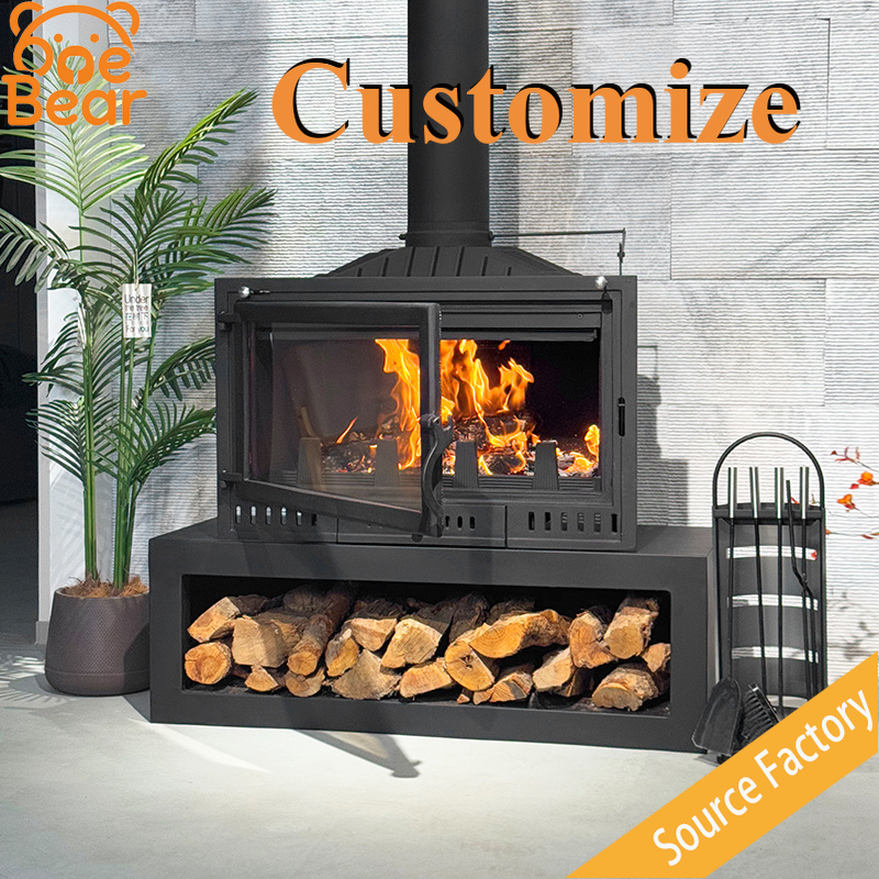 Outdoor Furniture Wood - Perapian Kayu Bakar Terintegrasi yang Dapat