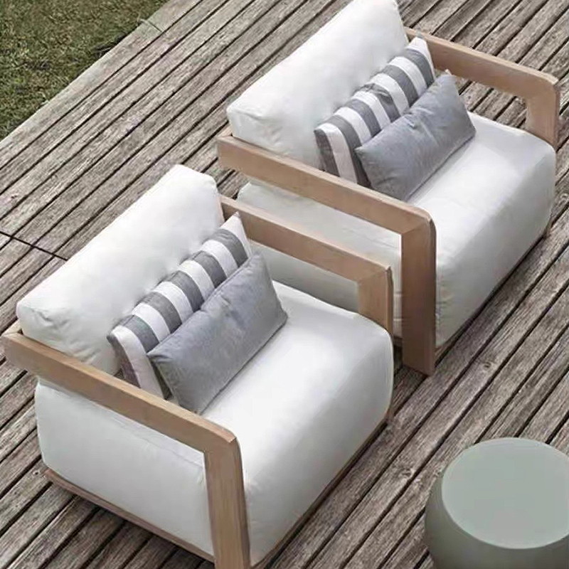 Set Sofa Taman Furnitur Kayu J - Outdoor Furniture Luxury ulasan dan harga
