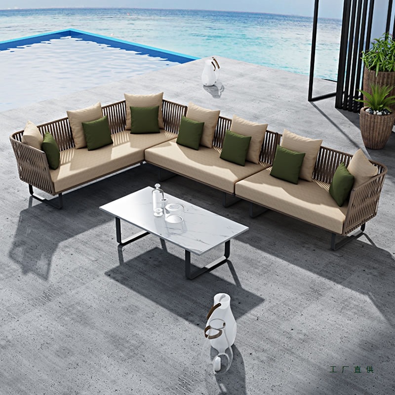 Set Sofa Rotan Luar Ruangan Ta - Outdoor Furniture Metal Chairs ulasan dan harga